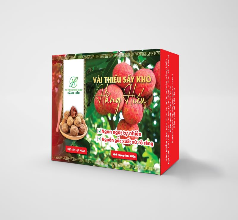 Vải thiều sấy khô - Hợp Tác Xã Dịch Vụ Nông Nghiệp Hằng Hiếu